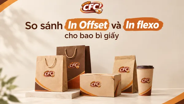 In Offset hay in Flexo cho bao bì giấy? Nên chọn công nghệ in nào?